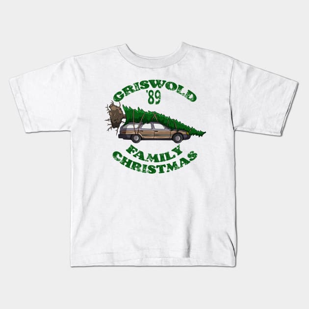 Griswold Christmas Kids T-Shirt by Brainfrz